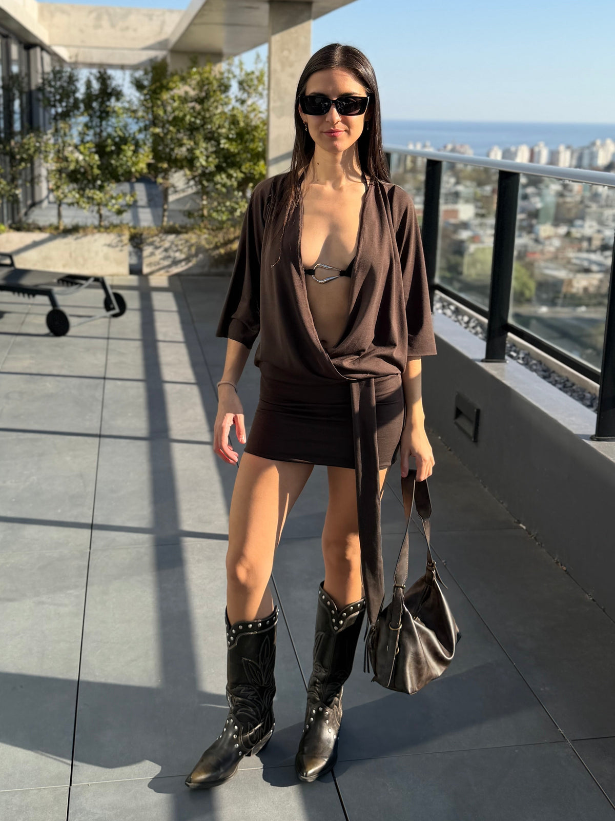 Vestido Atenea Choco