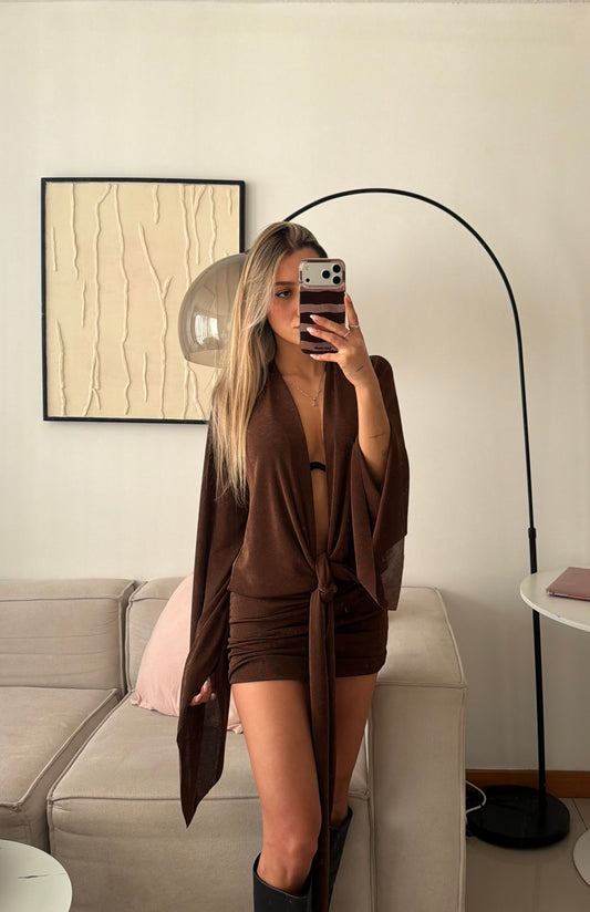 Vestido Fox Chocolate